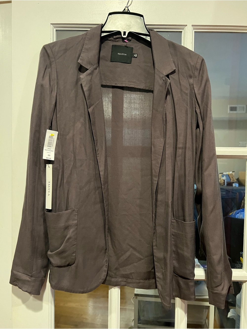 Talula Mauve Open-Front Blazer